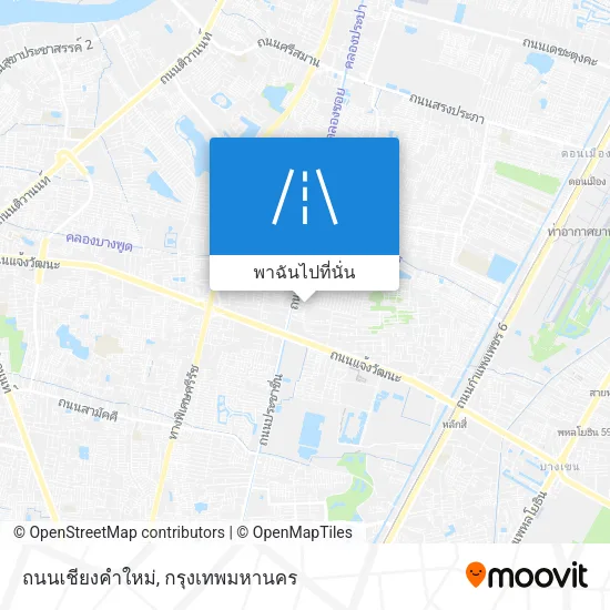 ถนนเชียงคำใหม่ แผนที่