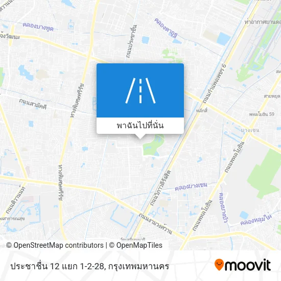 ประชาชื่น 12 แยก 1-2-28 แผนที่