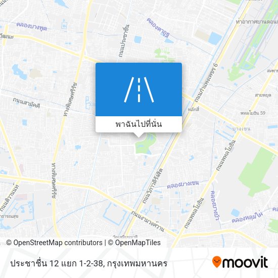 ประชาชื่น 12 แยก 1-2-38 แผนที่