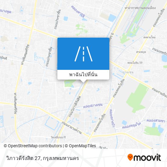 วิภาวดีรังสิต 27 แผนที่