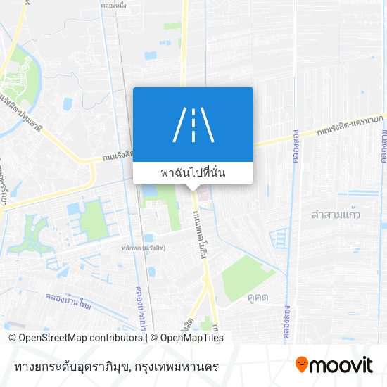 ทางยกระดับอุตราภิมุข แผนที่