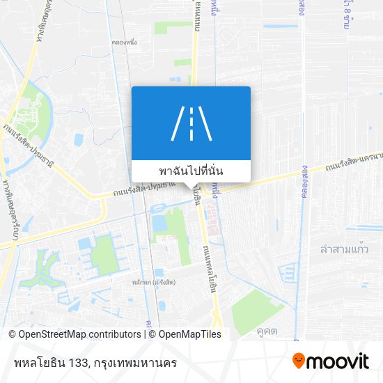 พหลโยธิน 133 แผนที่