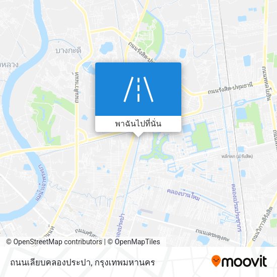 ถนนเลียบคลองประปา แผนที่