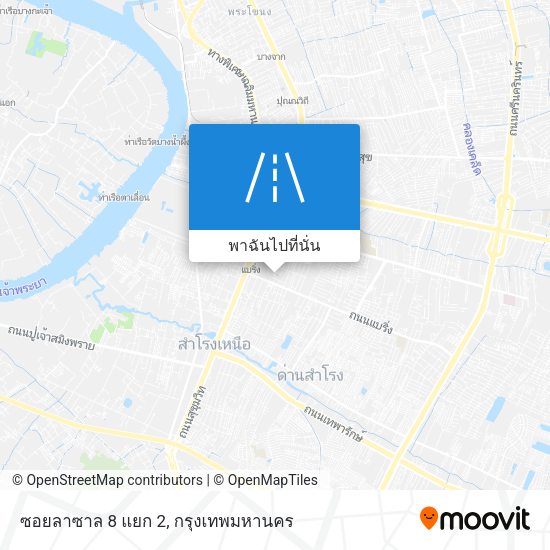 ซอยลาซาล 8 แยก 2 แผนที่