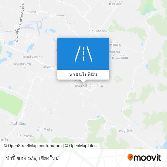 ป่าปี้ ซอย ๖/๑ แผนที่