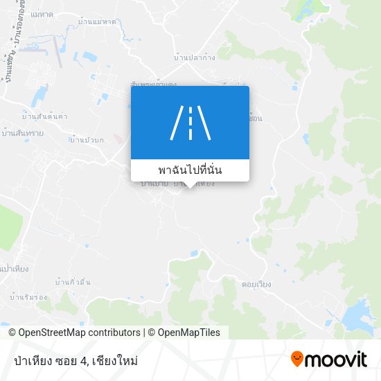 ป่าเหียง ซอย 4 แผนที่
