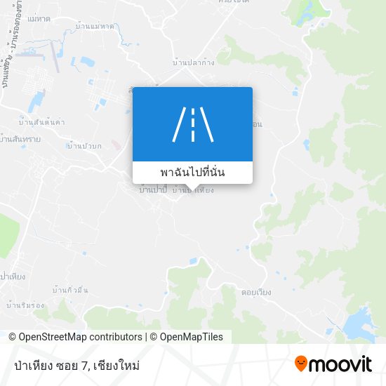 ป่าเหียง ซอย 7 แผนที่