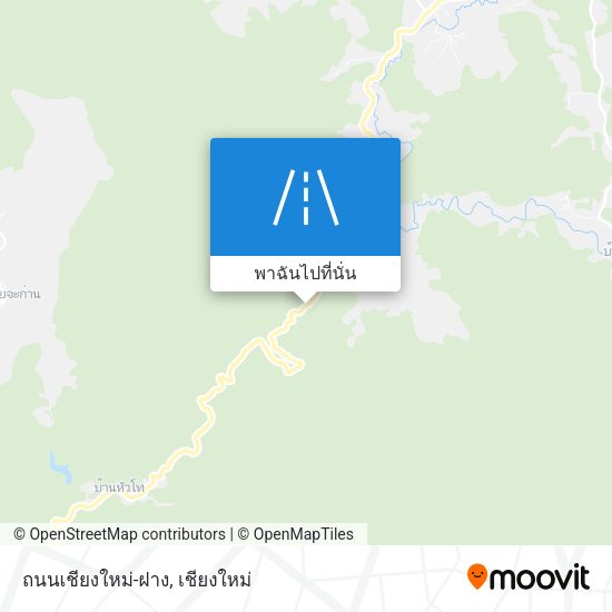 ถนนเชียงใหม่-ฝาง แผนที่