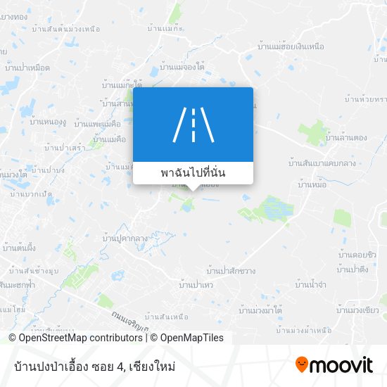 บ้านปงป่าเอื้อง ซอย 4 แผนที่