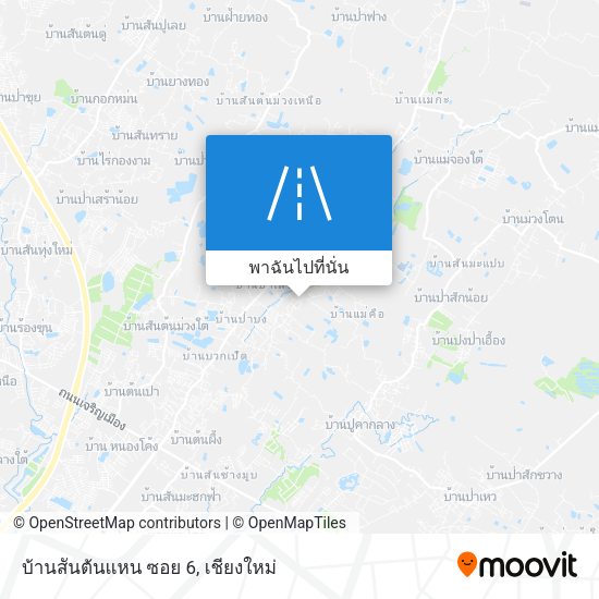 บ้านสันต้นแหน ซอย 6 แผนที่
