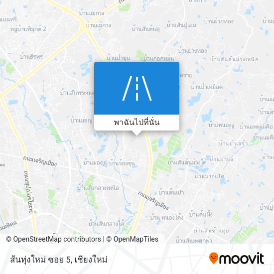 สันทุ่งใหม่ ซอย 5 แผนที่