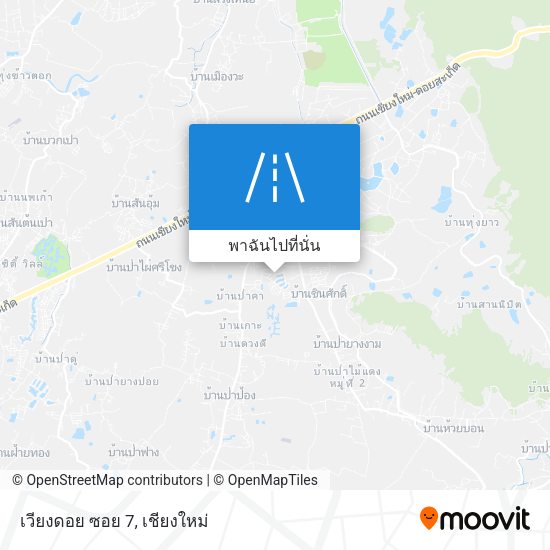 เวียงดอย ซอย 7 แผนที่