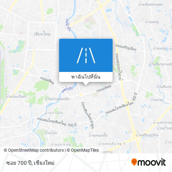 ซอย 700 ปี แผนที่