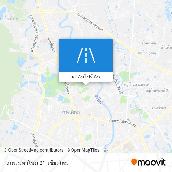 ถนน มหาโชค 21 แผนที่