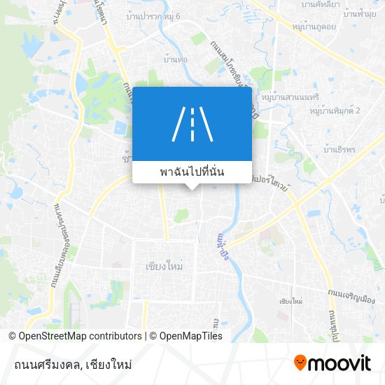 ถนนศรีมงคล แผนที่