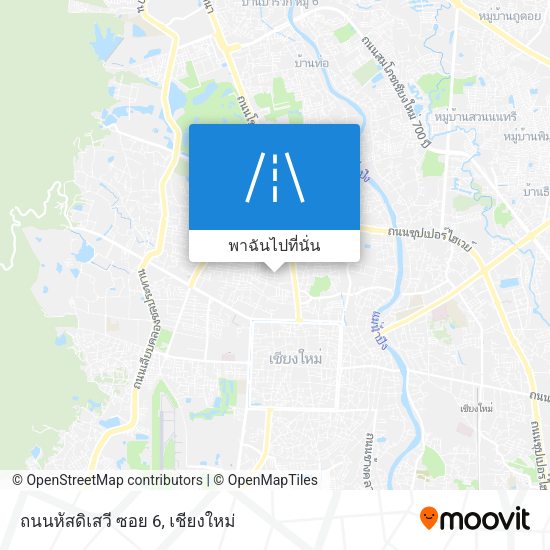 ถนนหัสดิเสวี ซอย 6 แผนที่