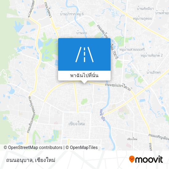 ถนนอนุบาล แผนที่