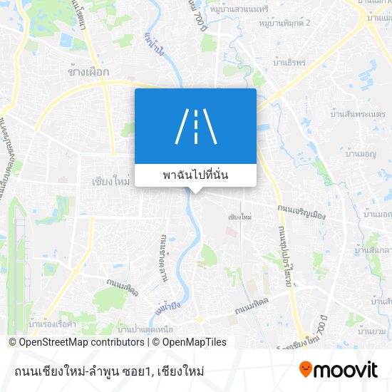 ถนนเชียงใหม่-ลำพูน ซอย1 แผนที่