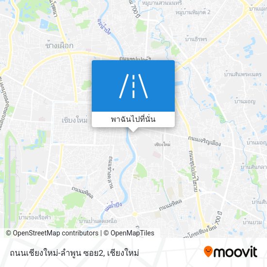 ถนนเชียงใหม่-ลำพูน ซอย2 แผนที่