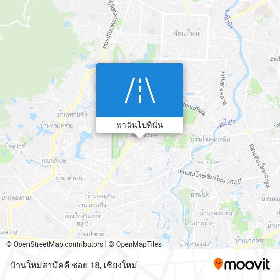 บ้านใหม่สามัคคี ซอย 18 แผนที่