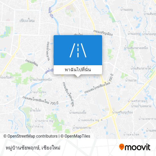หมู่บ้านชัยพฤกษ์ แผนที่