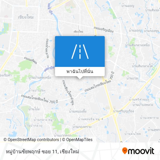หมู่บ้านชัยพฤกษ์ ซอย 11 แผนที่
