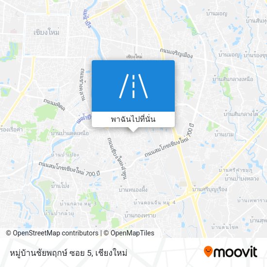 หมู่บ้านชัยพฤกษ์ ซอย 5 แผนที่