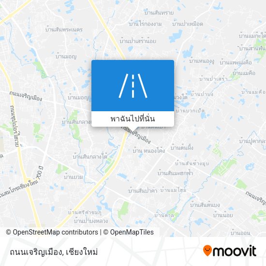 ถนนเจริญเมือง แผนที่