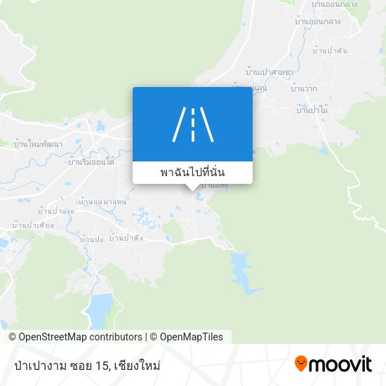ป่าเปางาม ซอย 15 แผนที่
