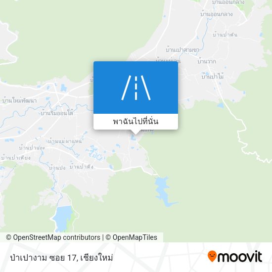 ป่าเปางาม ซอย 17 แผนที่