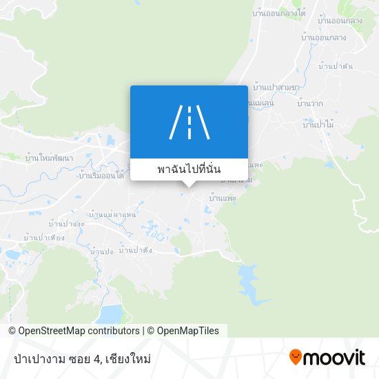 ป่าเปางาม ซอย 4 แผนที่