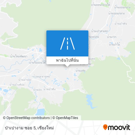 ป่าเปางาม ซอย 5 แผนที่