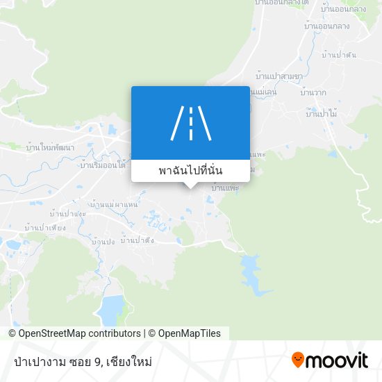 ป่าเปางาม ซอย 9 แผนที่