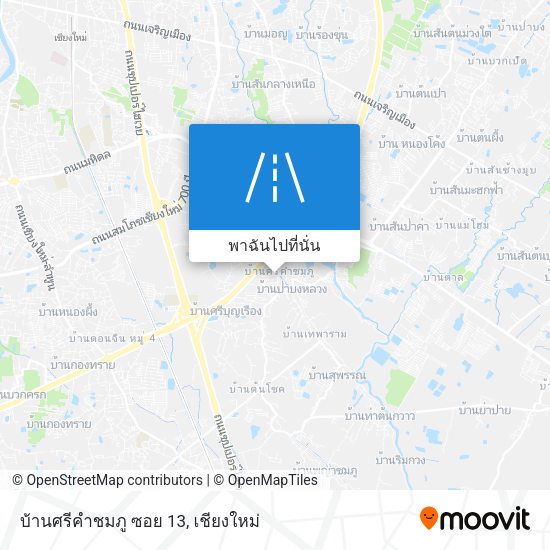 บ้านศรีคำชมภู ซอย 13 แผนที่