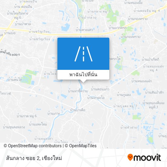 สันกลาง ซอย 2 แผนที่