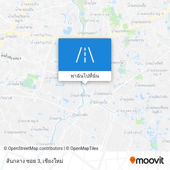 สันกลาง ซอย 3 แผนที่