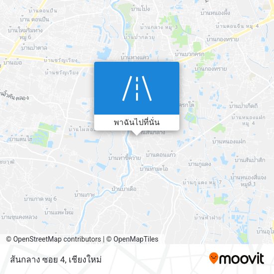 สันกลาง ซอย 4 แผนที่