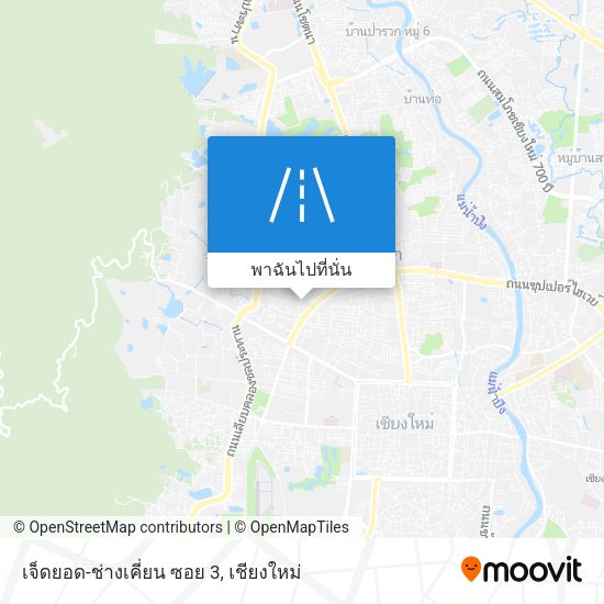 เจ็ดยอด-ช่างเคี่ยน ซอย 3 แผนที่