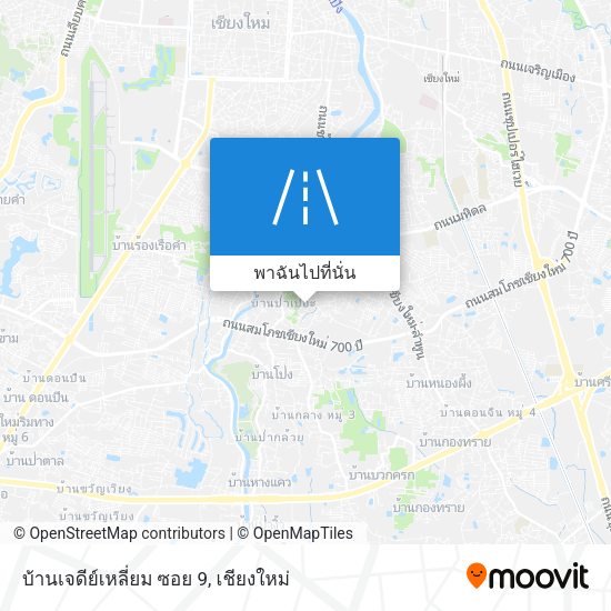 บ้านเจดีย์เหลี่ยม ซอย 9 แผนที่