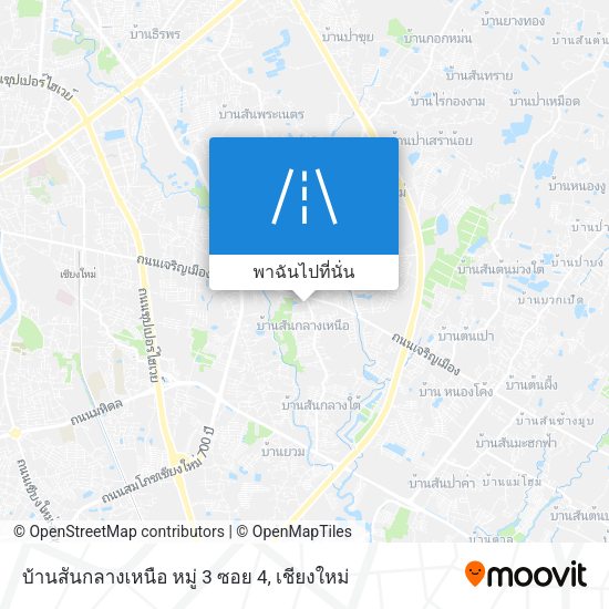 บ้านสันกลางเหนือ หมู่ 3 ซอย 4 แผนที่