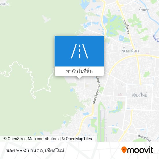 ซอย ๒๐๘ ปาแดด แผนที่
