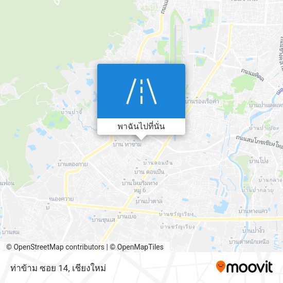 ท่าข้าม ซอย 14 แผนที่