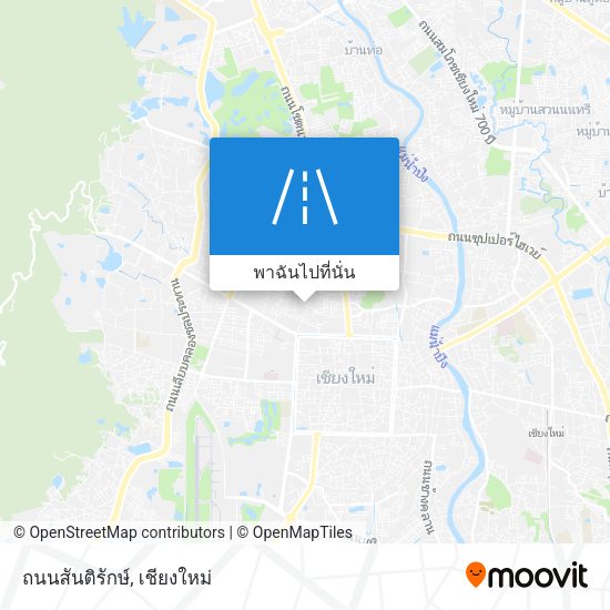 ถนนสันติรักษ์ แผนที่