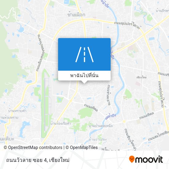 ถนนวัวลาย ซอย 4 แผนที่