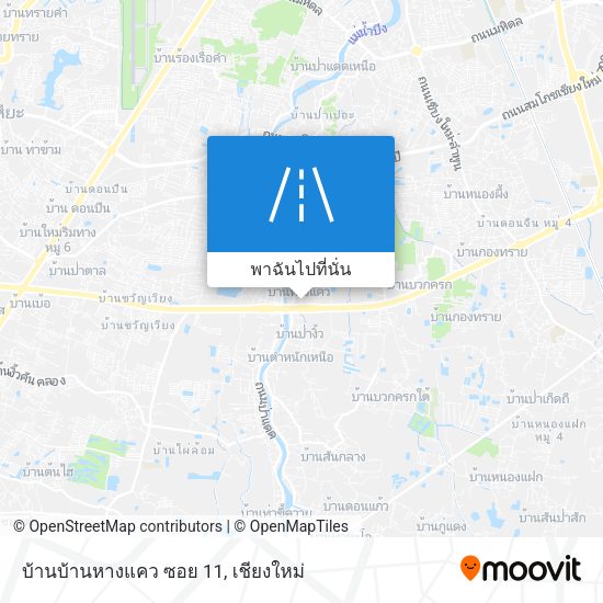 บ้านบ้านหางแคว ซอย 11 แผนที่