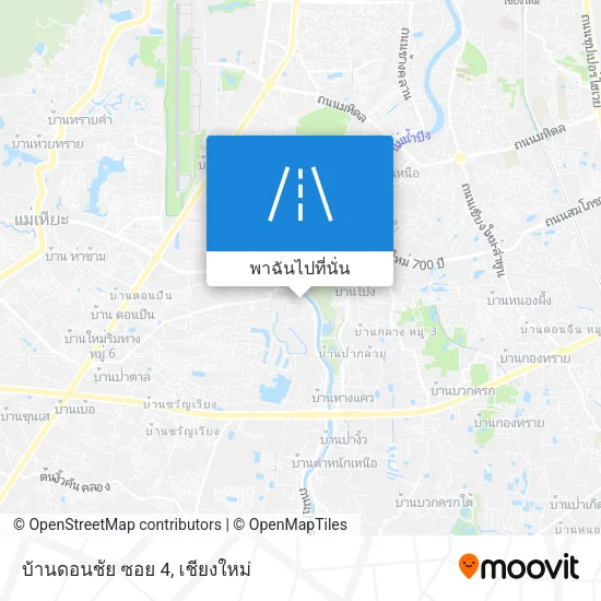 บ้านดอนชัย ซอย 4 แผนที่