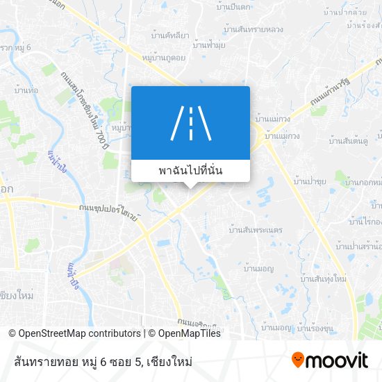สันทรายทอย หมู่ 6 ซอย 5 แผนที่
