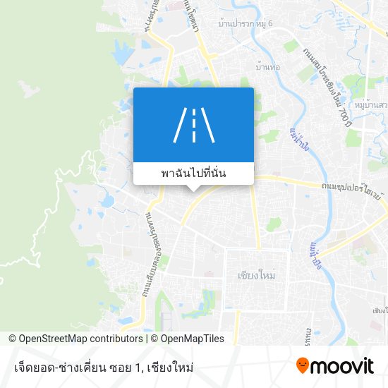 เจ็ดยอด-ช่างเคี่ยน ซอย 1 แผนที่