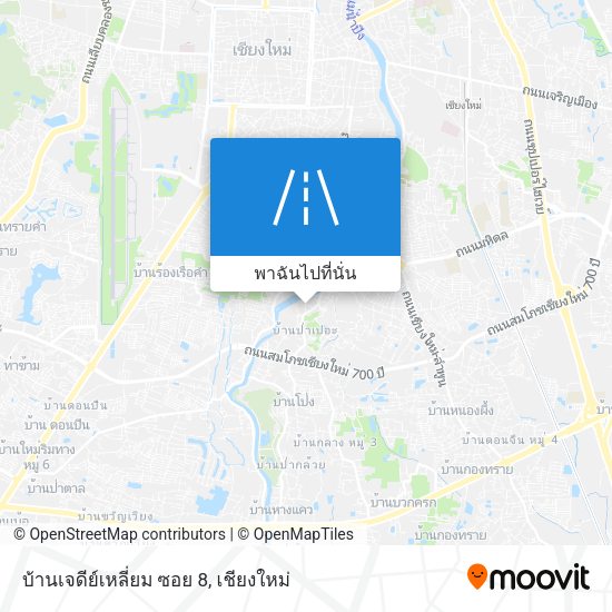 บ้านเจดีย์เหลี่ยม ซอย 8 แผนที่