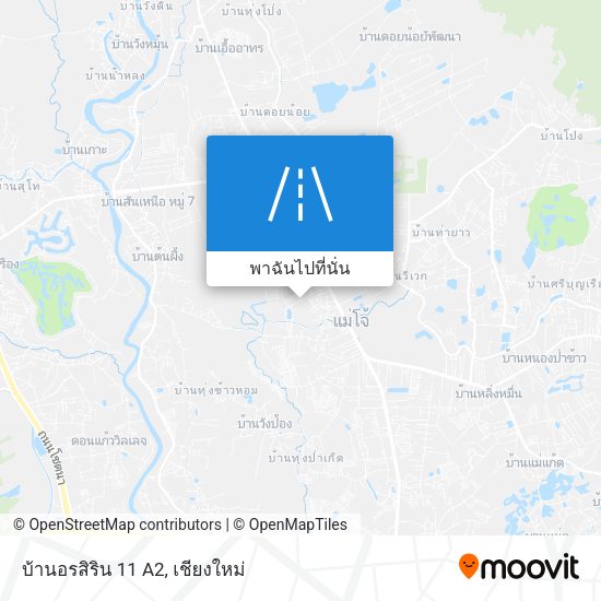 บ้านอรสิริน 11 A2 แผนที่